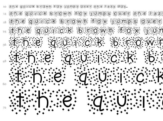 Uncle Salsa font waterfall